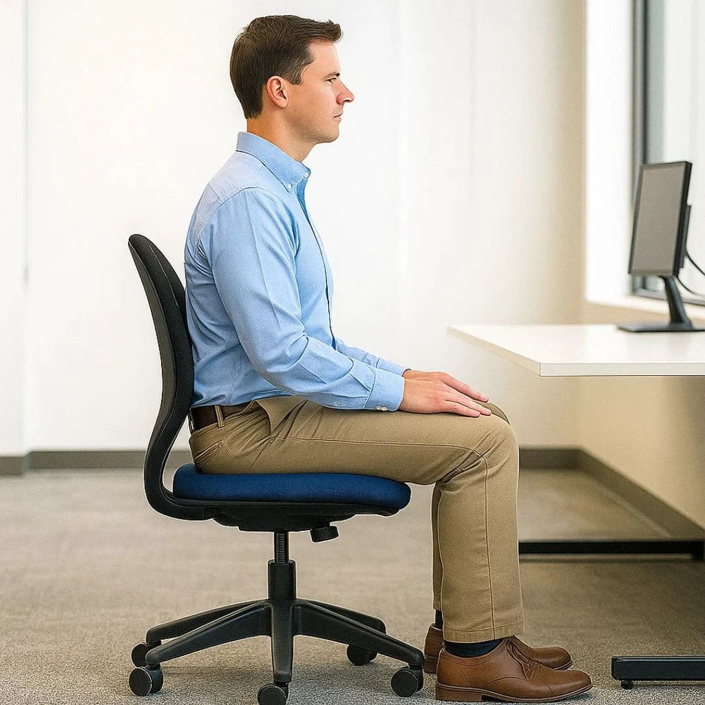 SitRelief | Donut Seat Cushion – Tailbone & Haemorrhoid Relief – Memory Foam – Washable Cover – Office, Travel, Postpartum Use Bowlift by Bowlift
