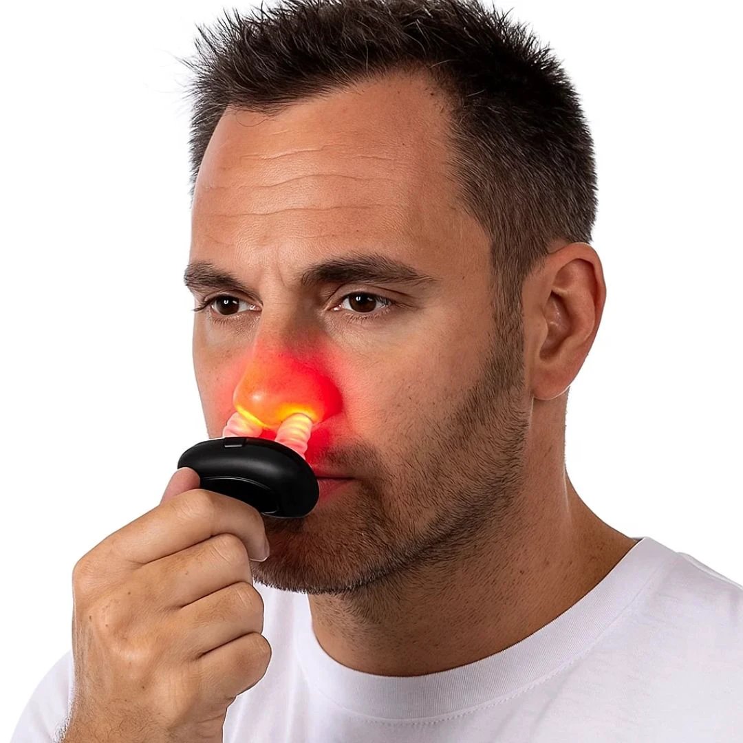 Nasorelief | Nasal Red Light Therapy Device – Fast Congestion Relief – Flexible Silicone Nasal Tubes – Hay Fever Sufferers Bowlift by Bowlift