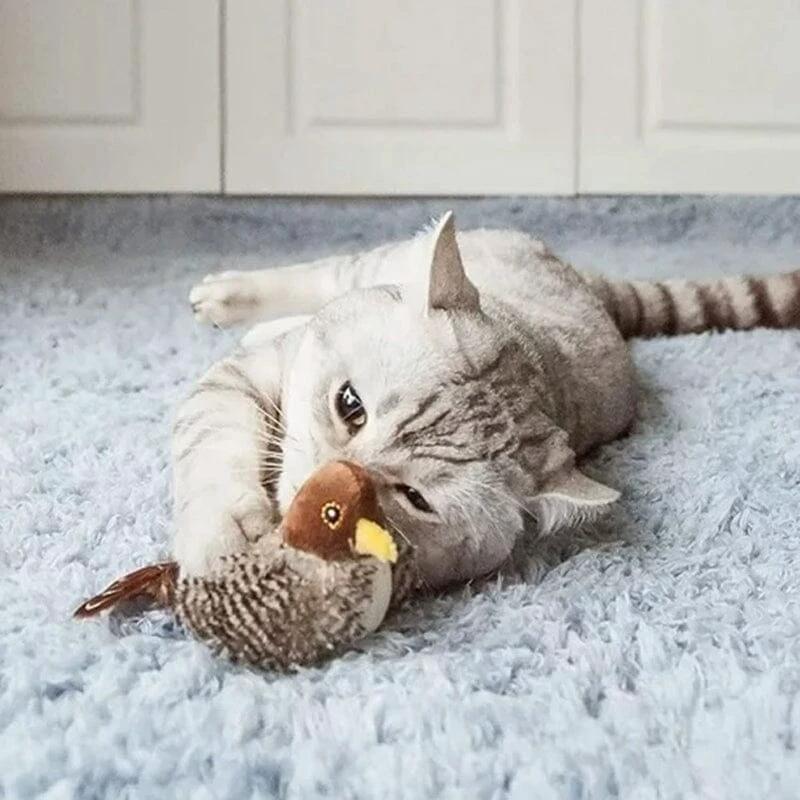 Cat toy - Simulated chirping bird Bowlift by Bowlift