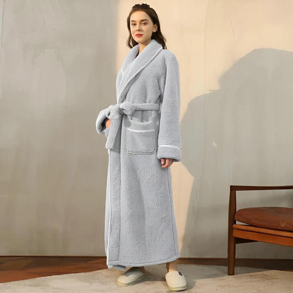 Sherpa Comfort Bathrobe by Casa & Beyond