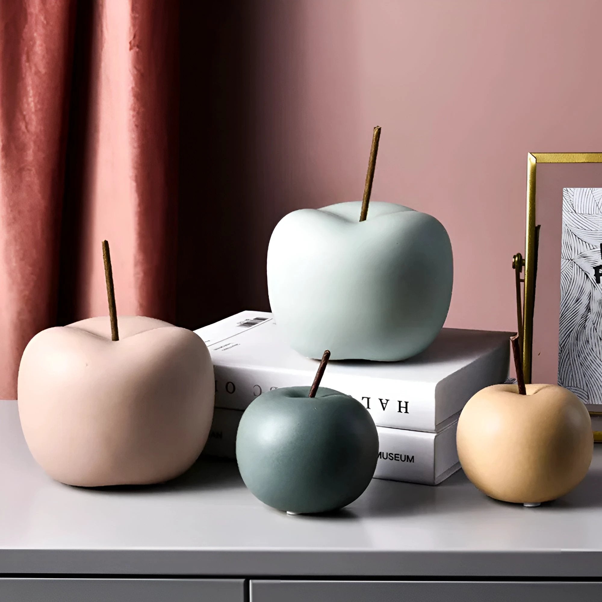 Apple Ceramic Ornaments by Casa & Beyond