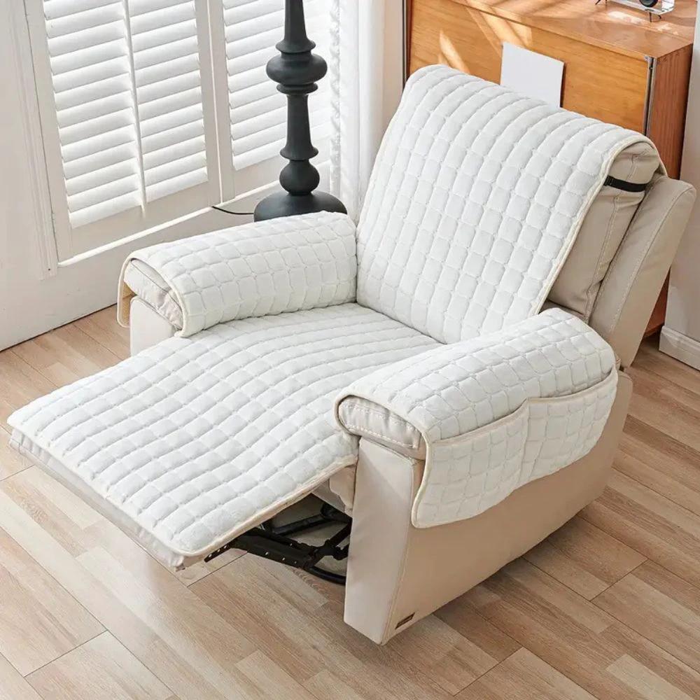 Snug Grid Recliner Cover by Casa & Beyond