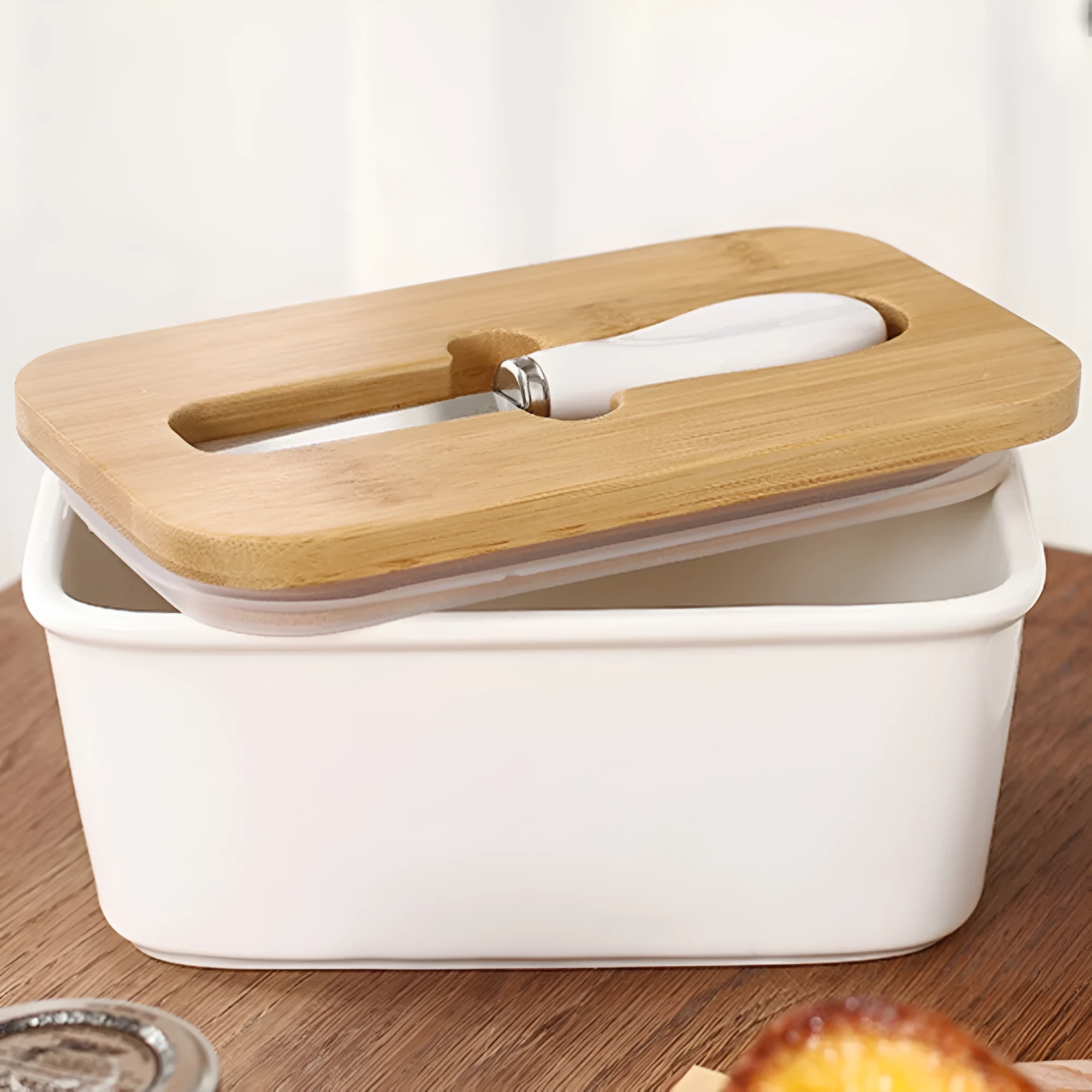 Sleek Butter Cutter Container by Casa & Beyond