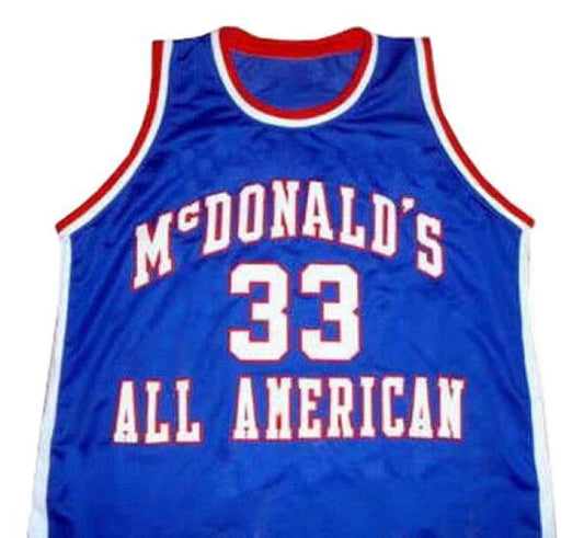 Chris Webber Jersey #33 McDonald's All American Basketball Sewn Blue by My store basketball