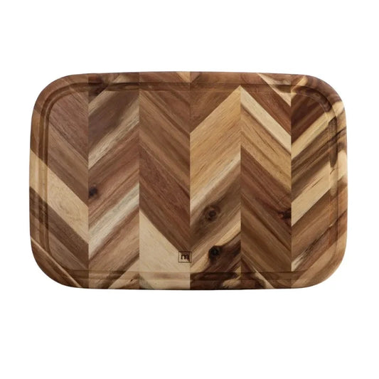13"x19" Wooden Carving and Serving Cheese Board Cutting Chopper Board by Bowlift