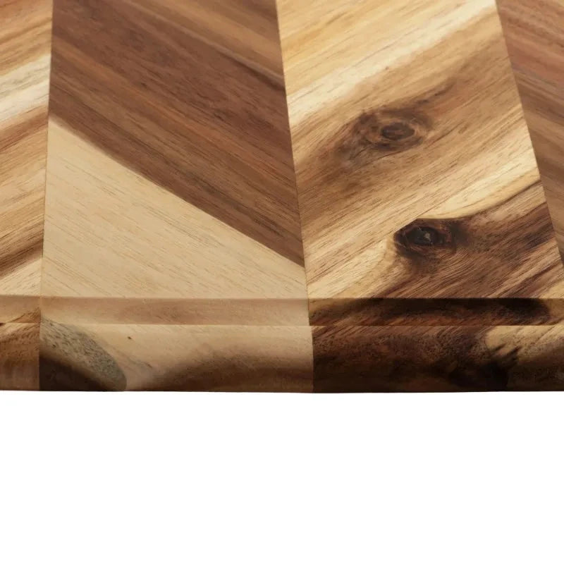 13"x19" Wooden Carving and Serving Cheese Board Cutting Chopper Board by Bowlift