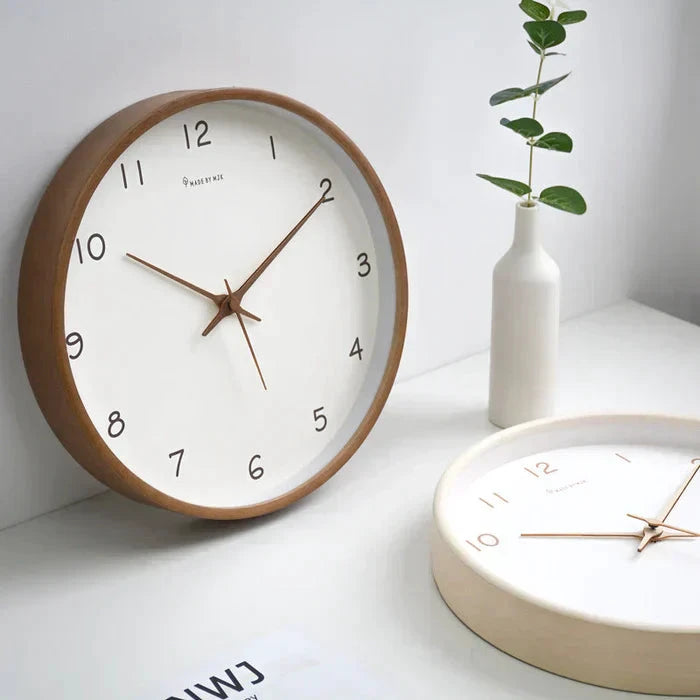 NordWood Silent Wall Clock Bowlift by Bowlift