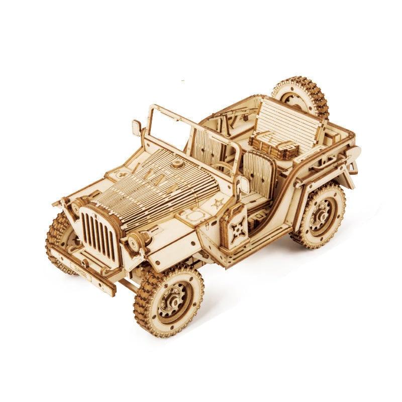 Puzzle Model Mechanical Made of Wood Super by Bowlift