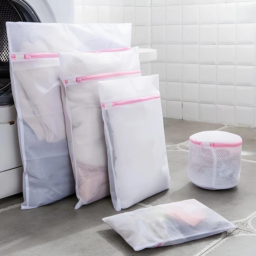 Zipped Mesh Laundry Cubes by Casa & Beyond