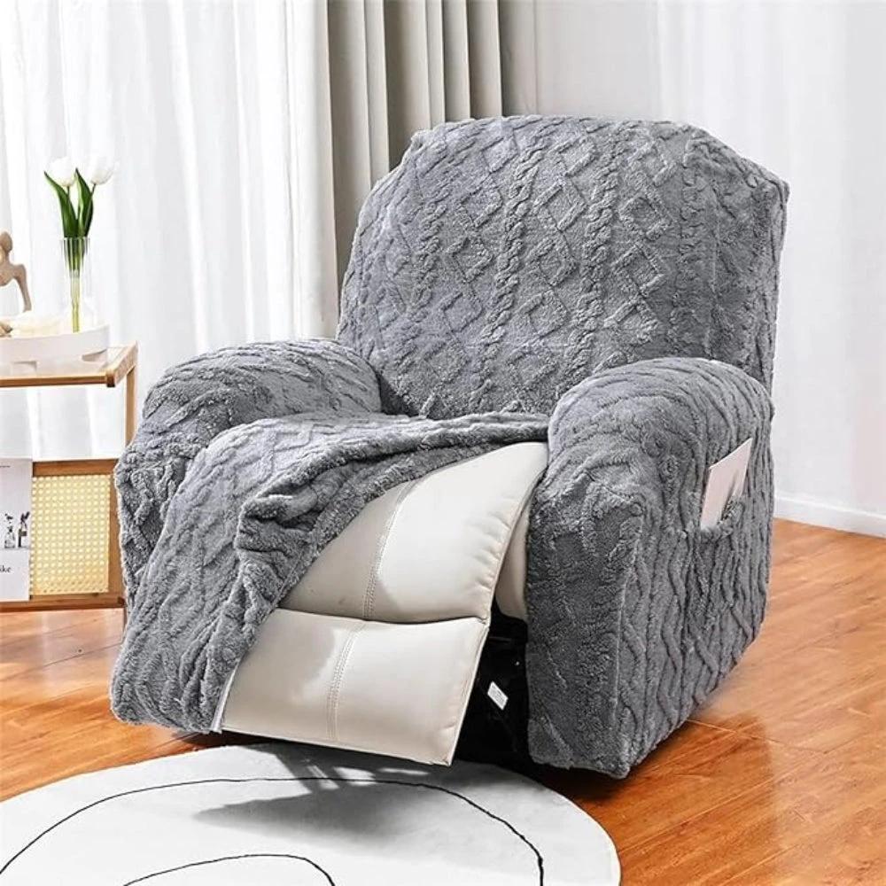 Jacquard Stretch Recliner Sofa Cover by Casa & Beyond