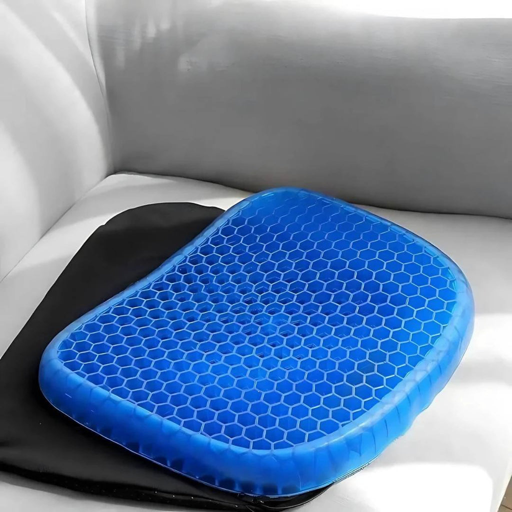 ComfortGel Orthopedic Gel Seat Cushion | Pressure Relief - Tailbone Pain - Lower Back Support - For Office Chair - Car - Wheelchair Use Bowlift by Bowlift