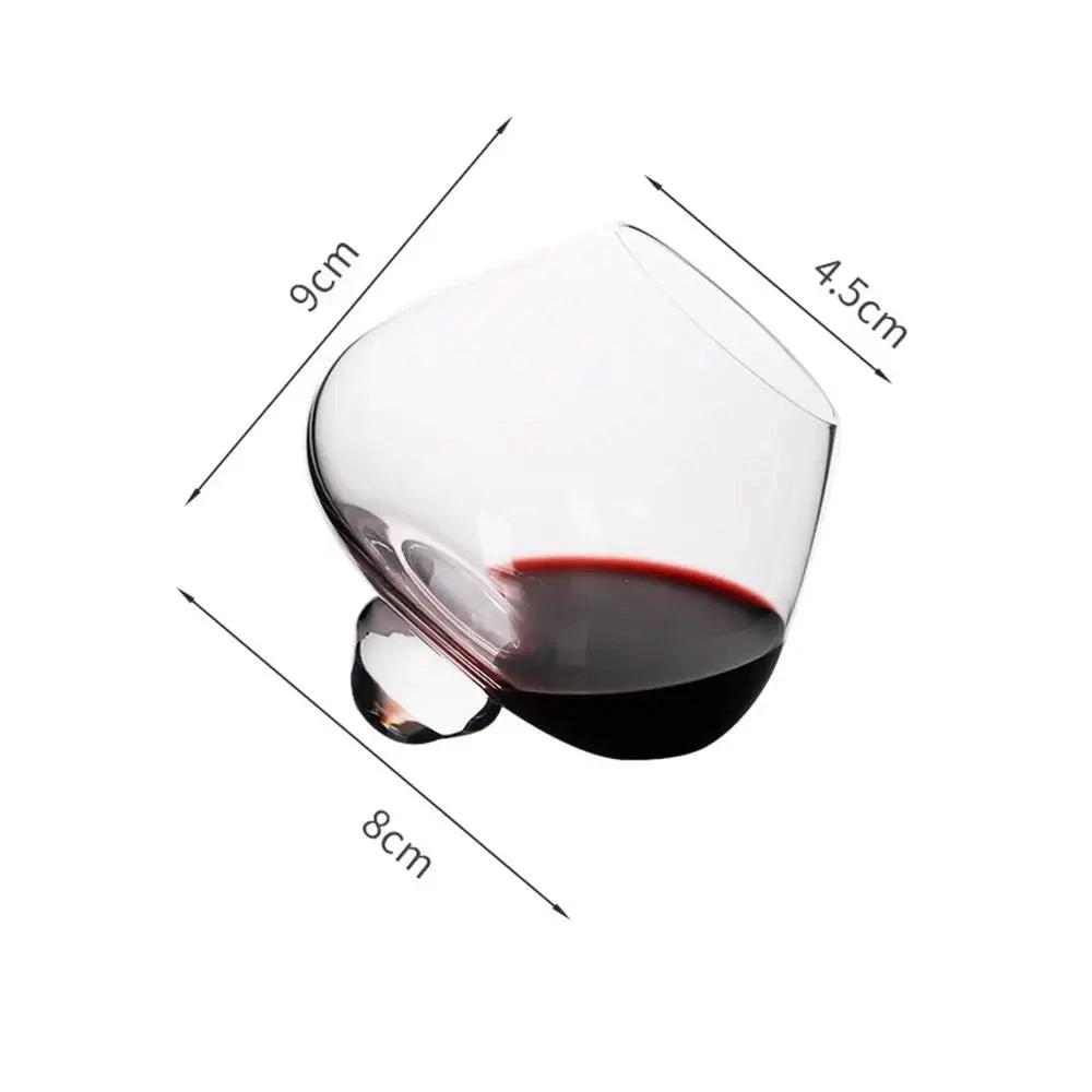 Belly Whiskey and Beer Glass - Rotating Tumbler for Cocktails, Wine and other Drinks Bowlift by Bowlift