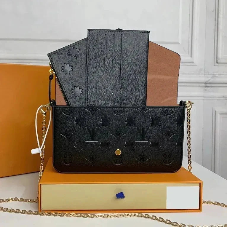 Retro Luxury Designer Purse Apricot Patterned Women’s Shoulder Bag by fashionable010