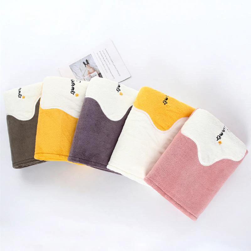 Fleece bathrobes with quick-drying effect for women by Bowlift