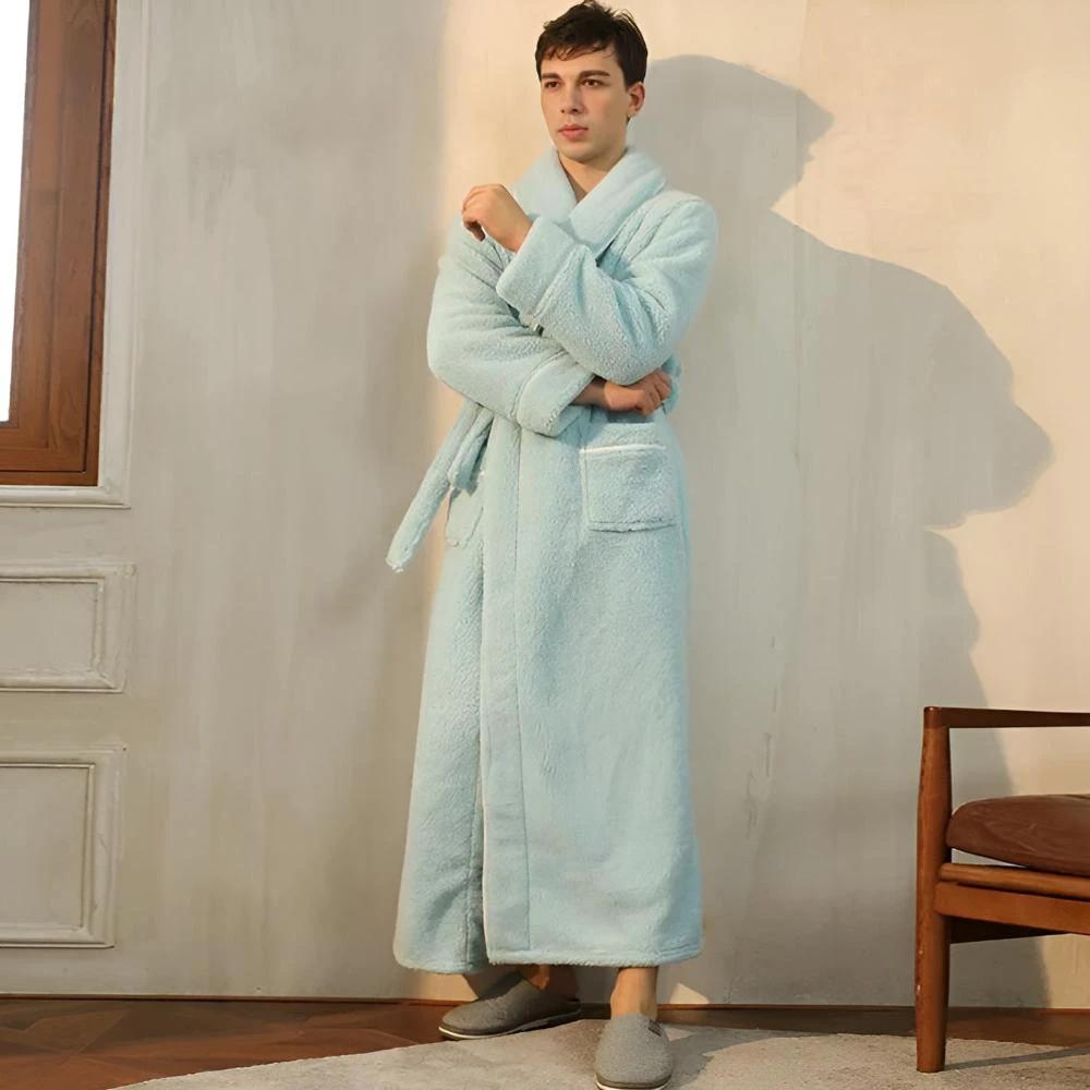 Sherpa Comfort Bathrobe by Casa & Beyond