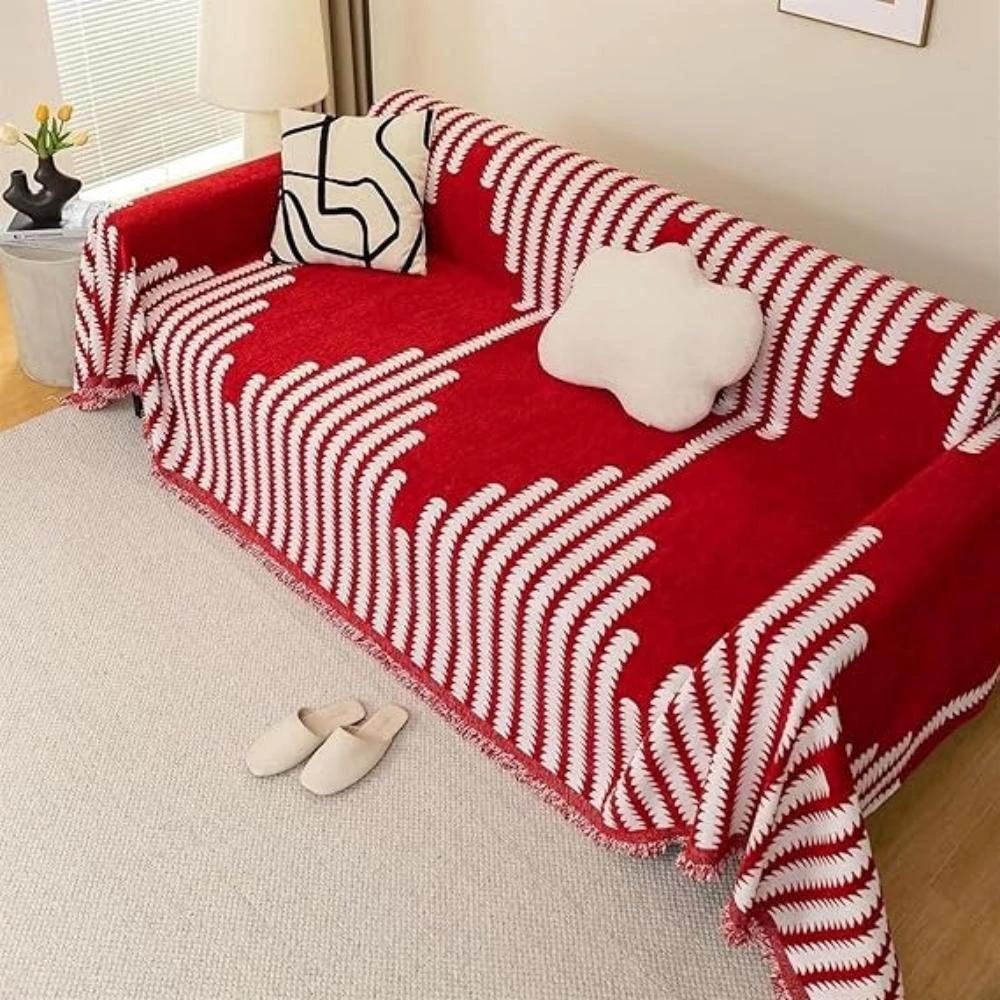 Modern Monochrome Fern Sofa Cover by Casa & Beyond
