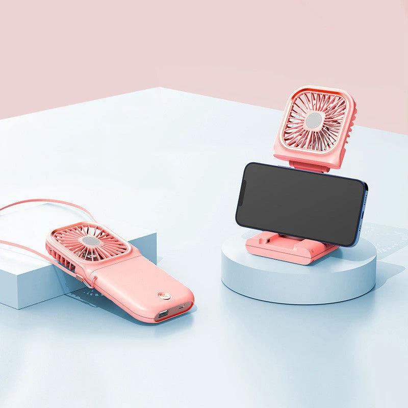 Portable hanging neck fan by Bowlift