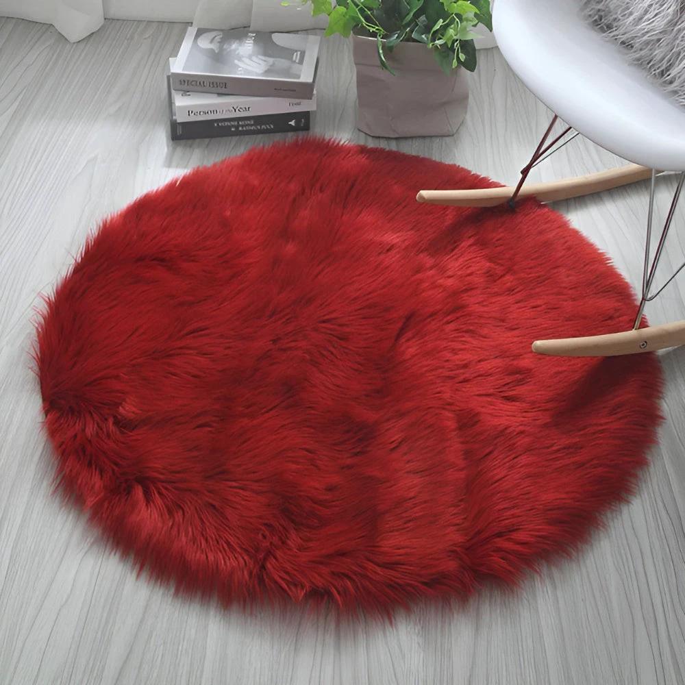 Round Cloud Soft Plush Rug by Casa & Beyond