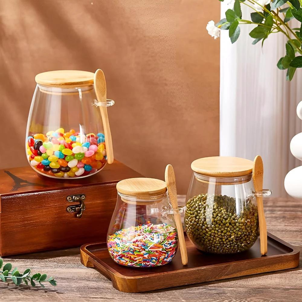Nature's Pantry Glass Jar by Casa & Beyond