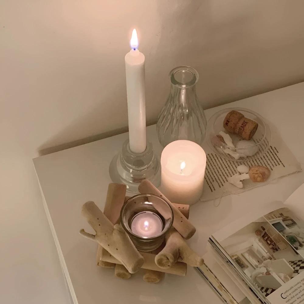 Driftwood Haven Candle Holder by Casa & Beyond