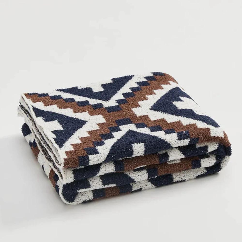 Sierra Peaks Knit Blanket by Casa & Beyond