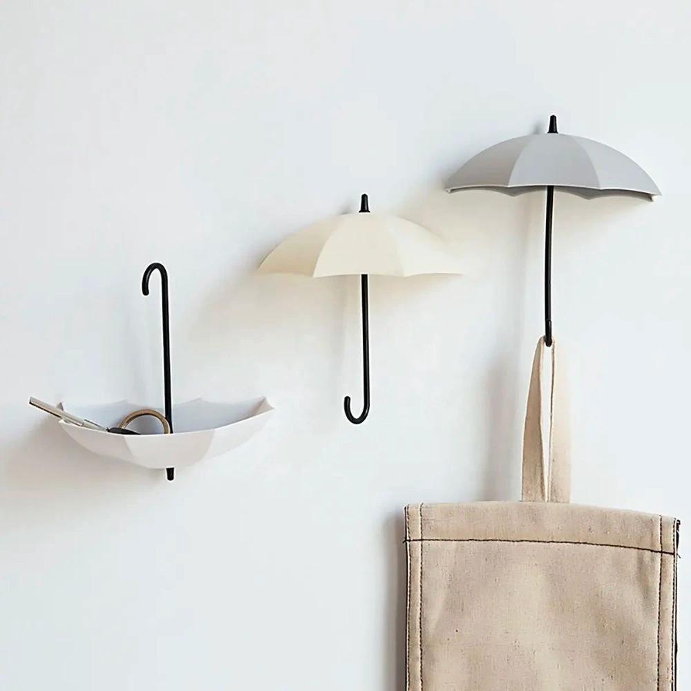 Umbrella Wall Hooks (3 pieces) by BowLift