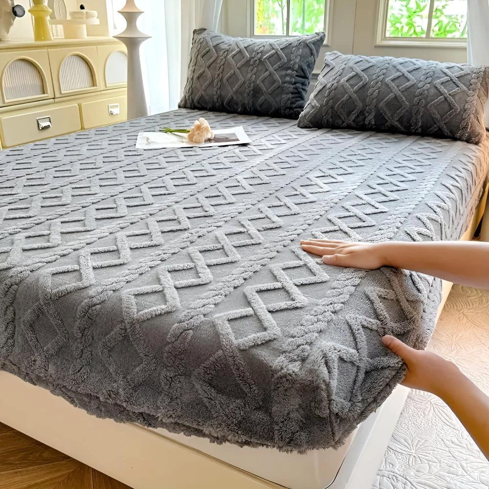 Premium Velvet Sherpa Sheet Set by Casa & Beyond