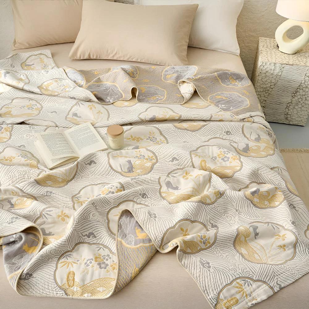 Reversible Coastal Dreams Blanket by Casa & Beyond