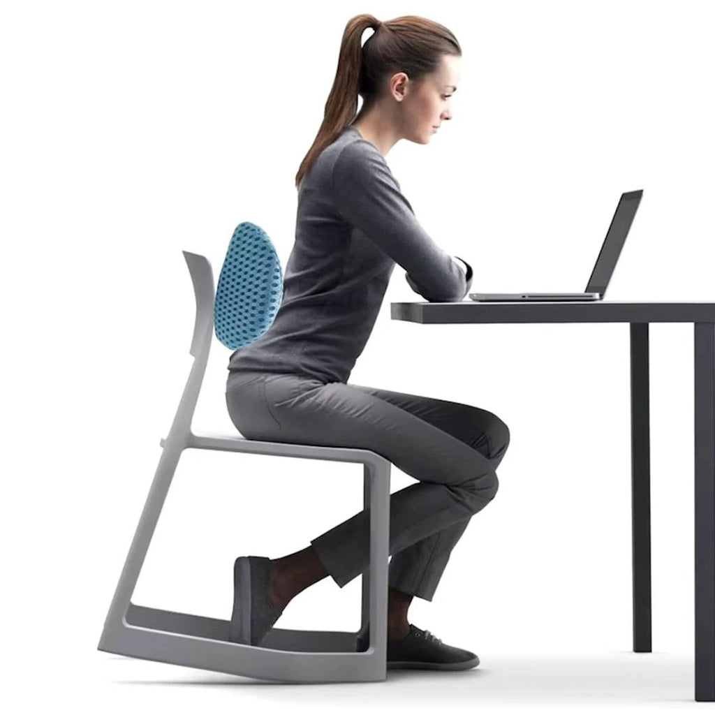 ComfortWave Lumbar Support Cushion | for Lower Back Pain Relief - Ergonomic Design for Office - Driving and Home Use Bowlift by Bowlift