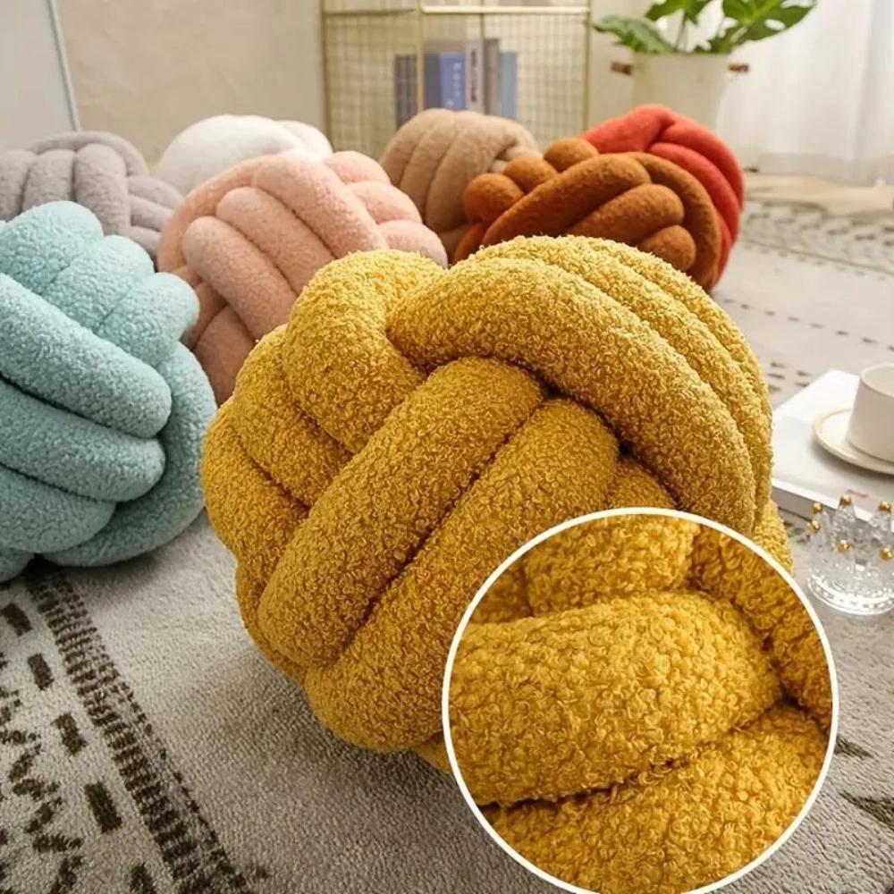Knotted Boucle Cushion by Casa & Beyond