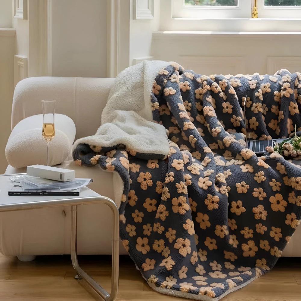 Nature's Wildflower Bliss Blanket by Casa & Beyond
