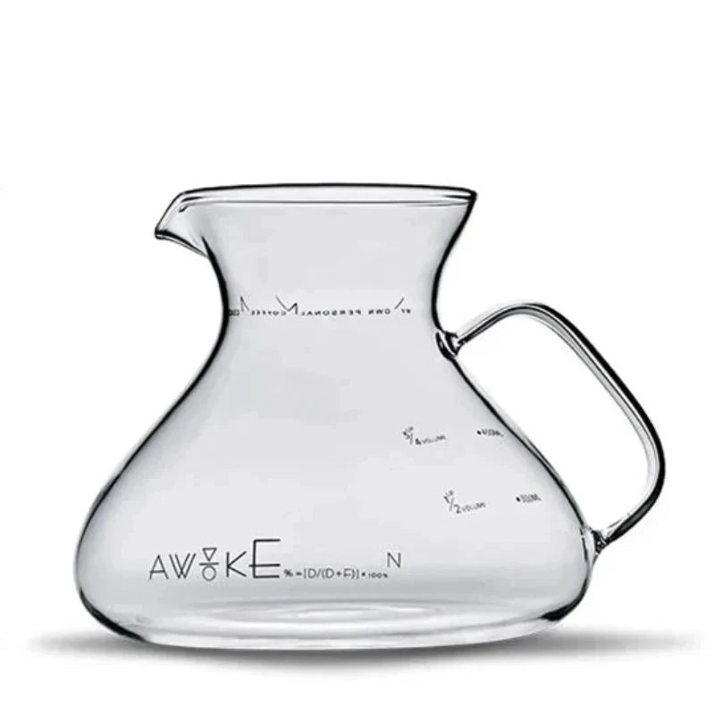 15oz Glass Pour Over Coffee Server Heat-Resistant Drip Brewing Carafe by Bowlift