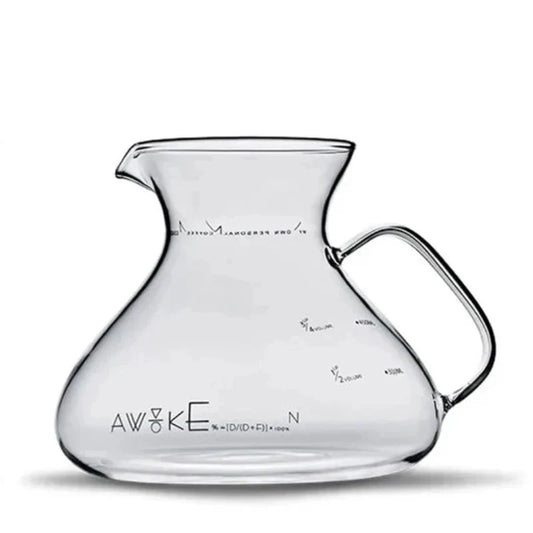 15oz Glass Pour Over Coffee Server Heat-Resistant Drip Brewing Carafe by Bowlift