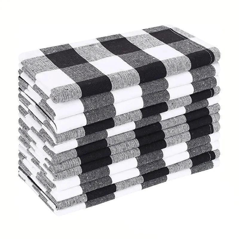 16" Reusable Polyester Tablecloth Napkins Set Thickened Placemats by Bowlift