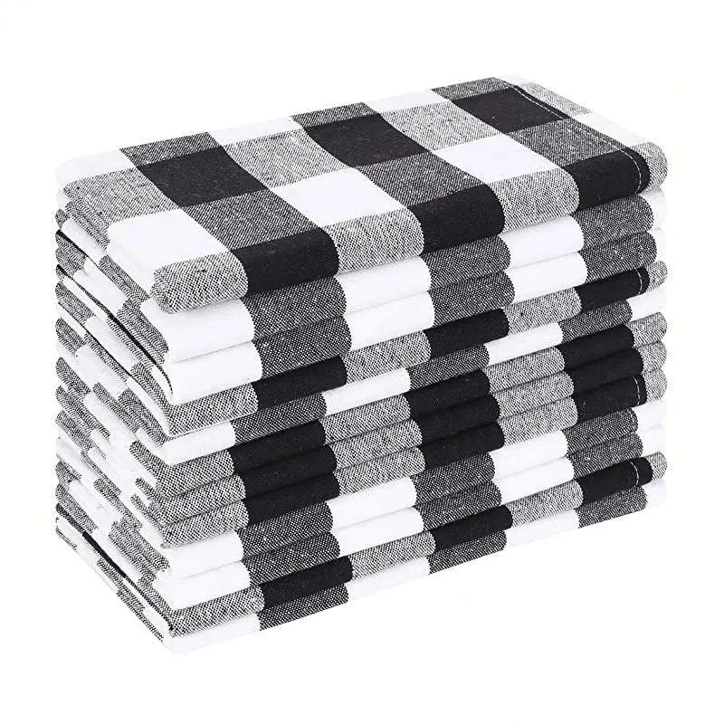 16" Reusable Polyester Tablecloth Napkins Set Thickened Placemats by Bowlift