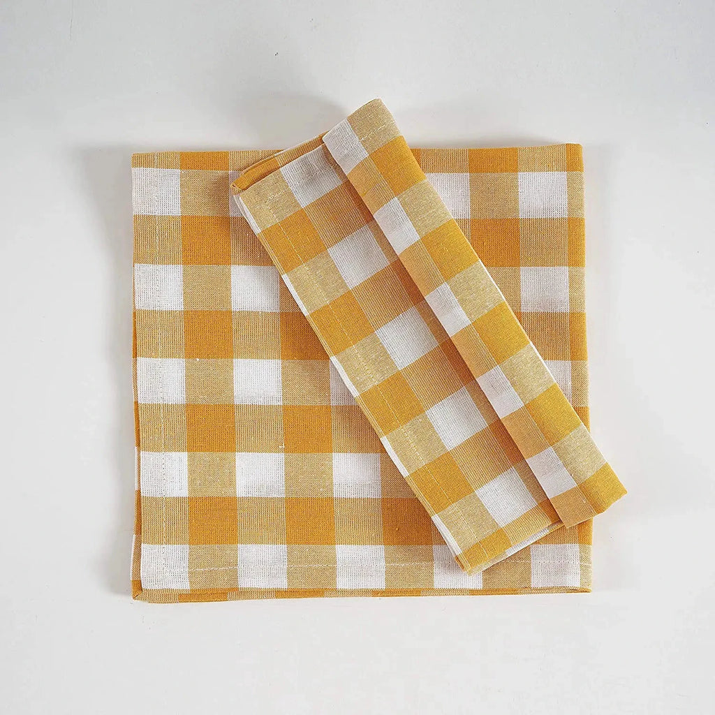 16" Reusable Polyester Tablecloth Napkins Set Thickened Placemats by Bowlift