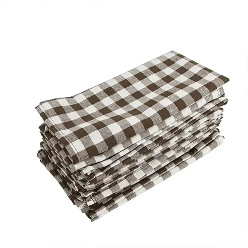 16" Reusable Polyester Tablecloth Napkins Set Thickened Placemats by Bowlift