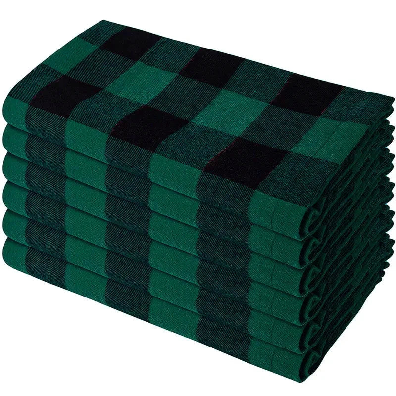 16" Reusable Polyester Tablecloth Napkins Set Thickened Placemats by Bowlift