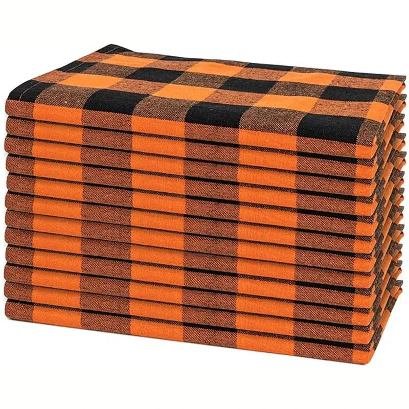 16" Reusable Polyester Tablecloth Napkins Set Thickened Placemats by Bowlift