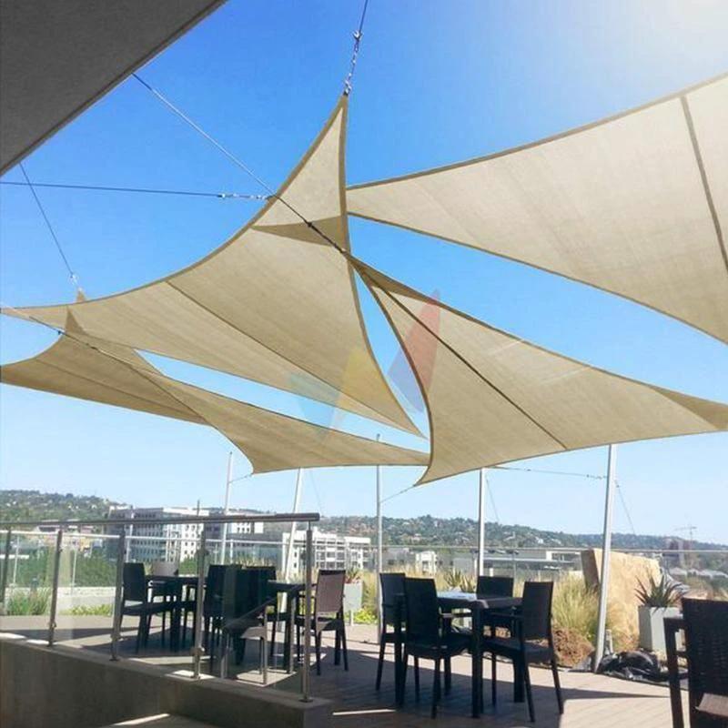Triangular sunscreen canopy by BowLift