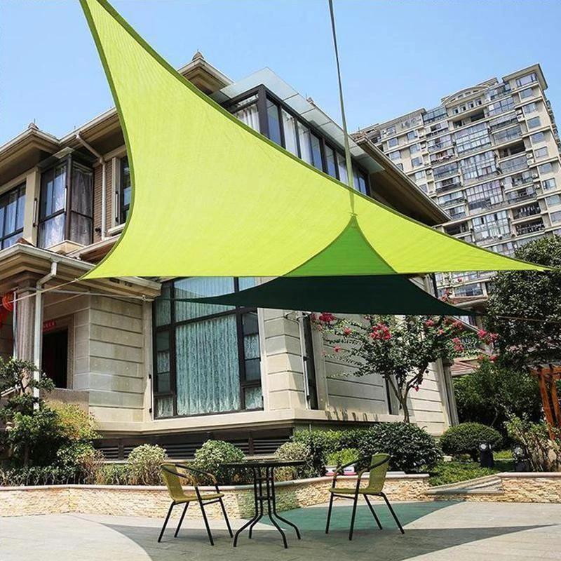 Triangular sunscreen canopy by BowLift