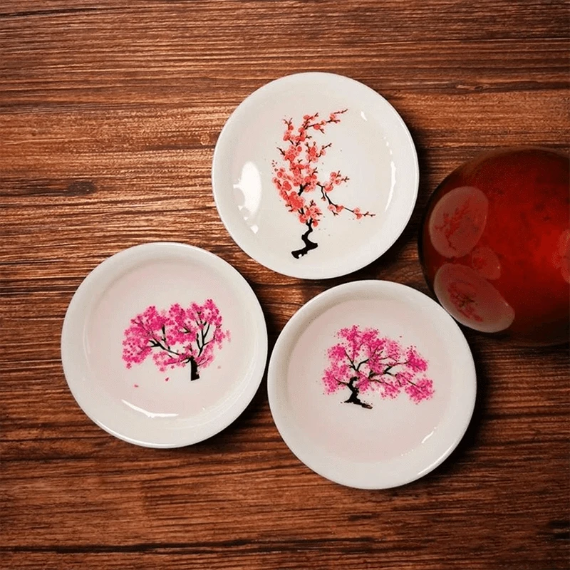 Magic Cold Hot Temperature Color Changing Sakura Sake Cup by BowLift