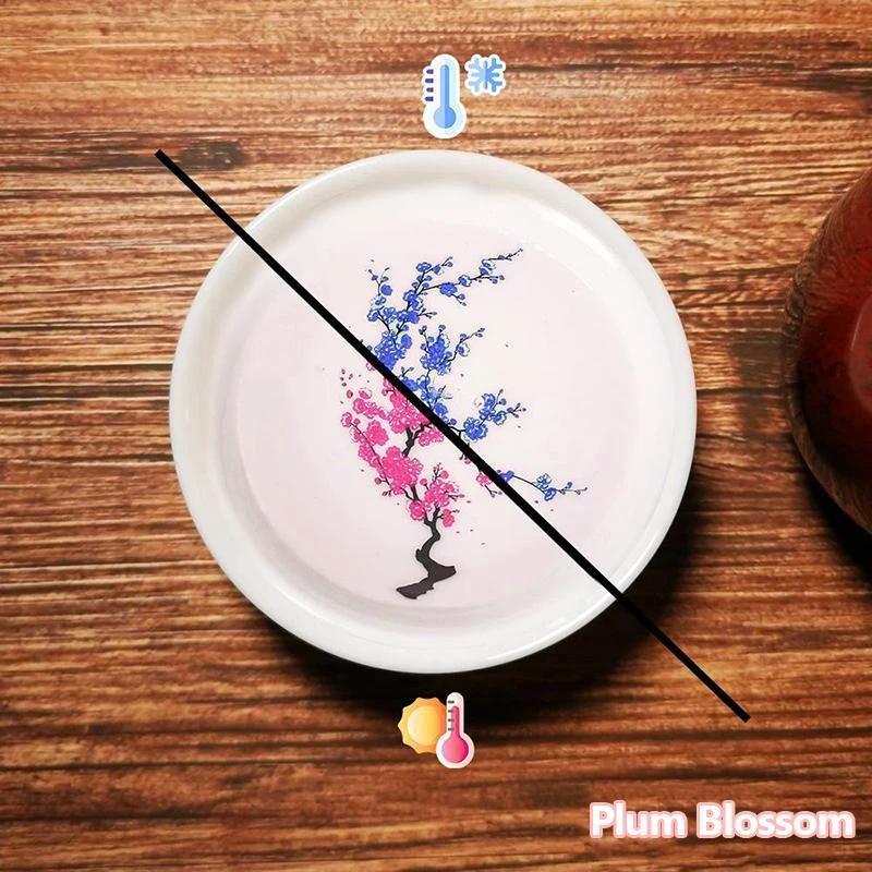 Magic Cold Hot Temperature Color Changing Sakura Sake Cup by BowLift