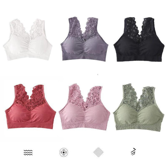 Breathable sports lace bra by BowLift