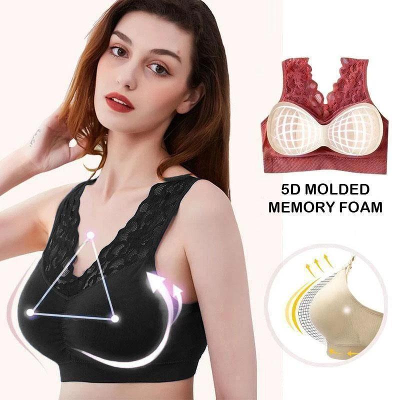 Breathable sports lace bra by BowLift