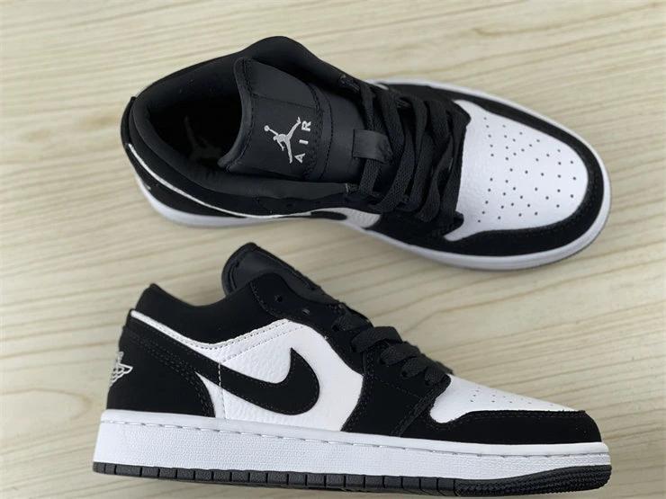 Air Jordan 1 Low White - Black by Air Jordan