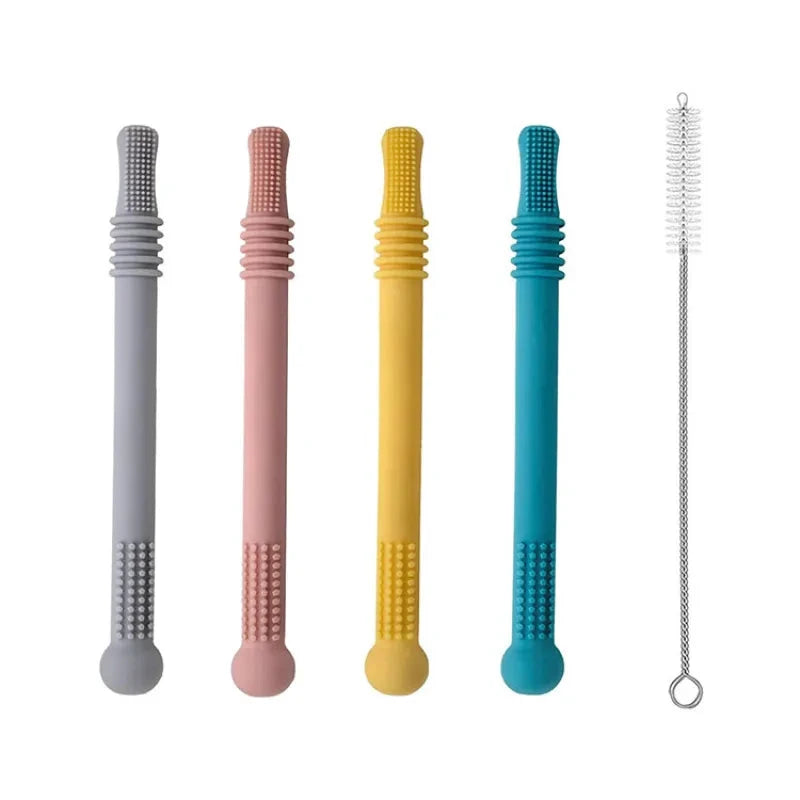 Teething tubes for babies – Reusable silicone teething aid by BowLift