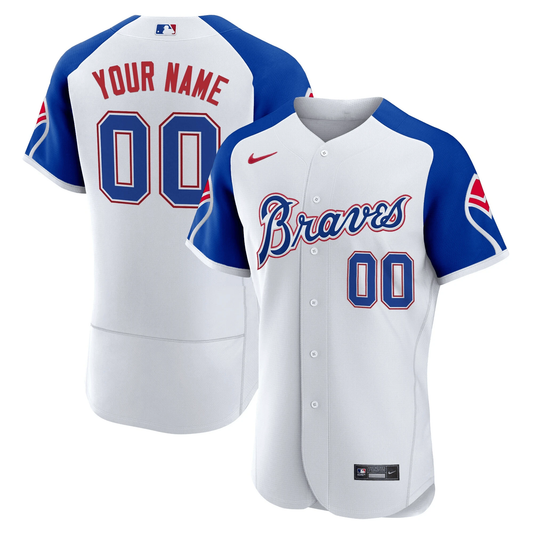 Atlanta Braves Throwback 1974 - 1982 Custom Jersey - All Stitched by Atlanta Braves