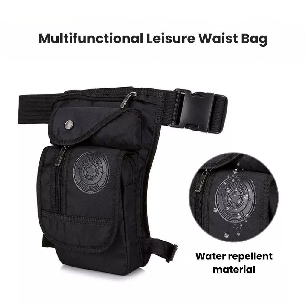 Outdoor Leg Bag – Waterproof Motorcycle Thigh & Hip Pouch for Travel & Adventure by BowLift