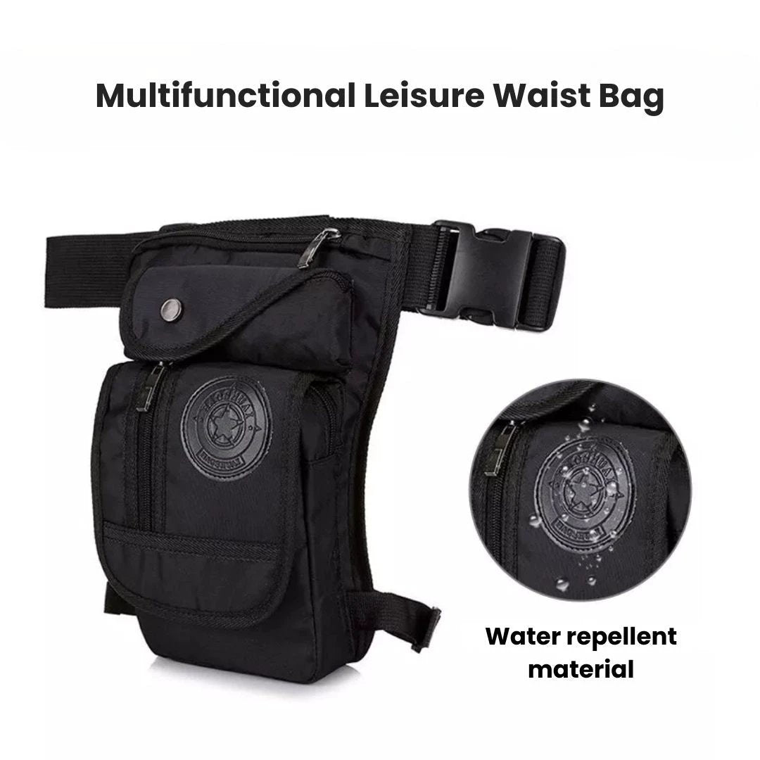 Outdoor Leg Bag – Waterproof Motorcycle Thigh & Hip Pouch for Travel & Adventure by BowLift